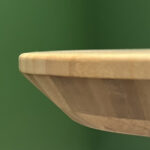 Rond bamboe tafelblad facet 45